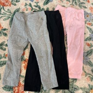 GAP Kids Leggings - Gray, Black, Pink